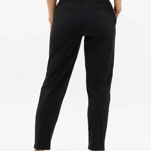 Athleta Brooklyn Ankle Stretchy Black Women's Pants Travel Work Commuting Sz 14